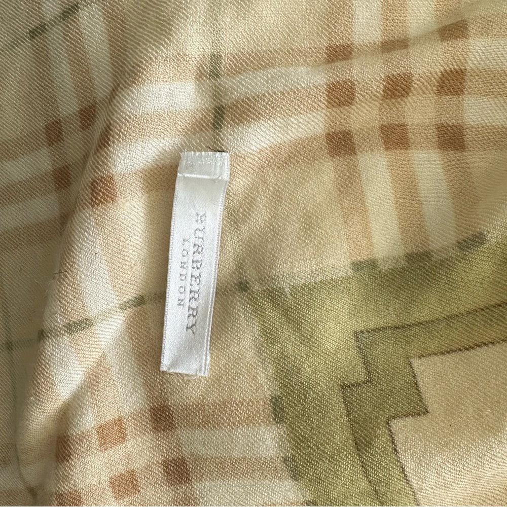 burberry 48” square. plaid wrap scarf